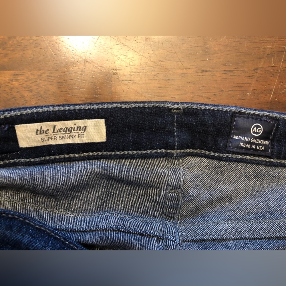 AG Adriano Goldschmied The Legging Super Skinny Fit Women’s size Jeans 27R - Picture 4 of 5